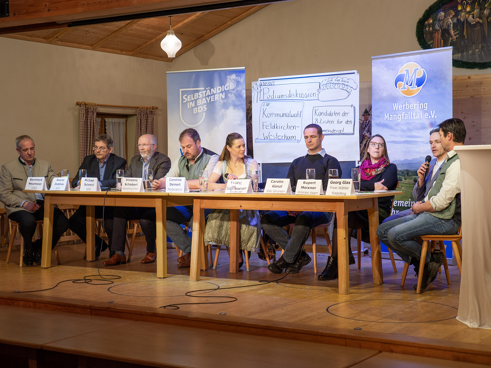 Moderation Diskussionsrunde Feldkirchen-Westerham