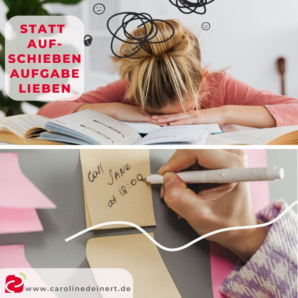 Als ADHS-Betroffene Prokrastination im Beruf überwinden. Mit diesem 3-Schritte-Plan Stress u. Hetze vermeiden. Pünktlich abschließen.